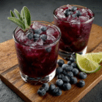 Limonada de mora y salvia