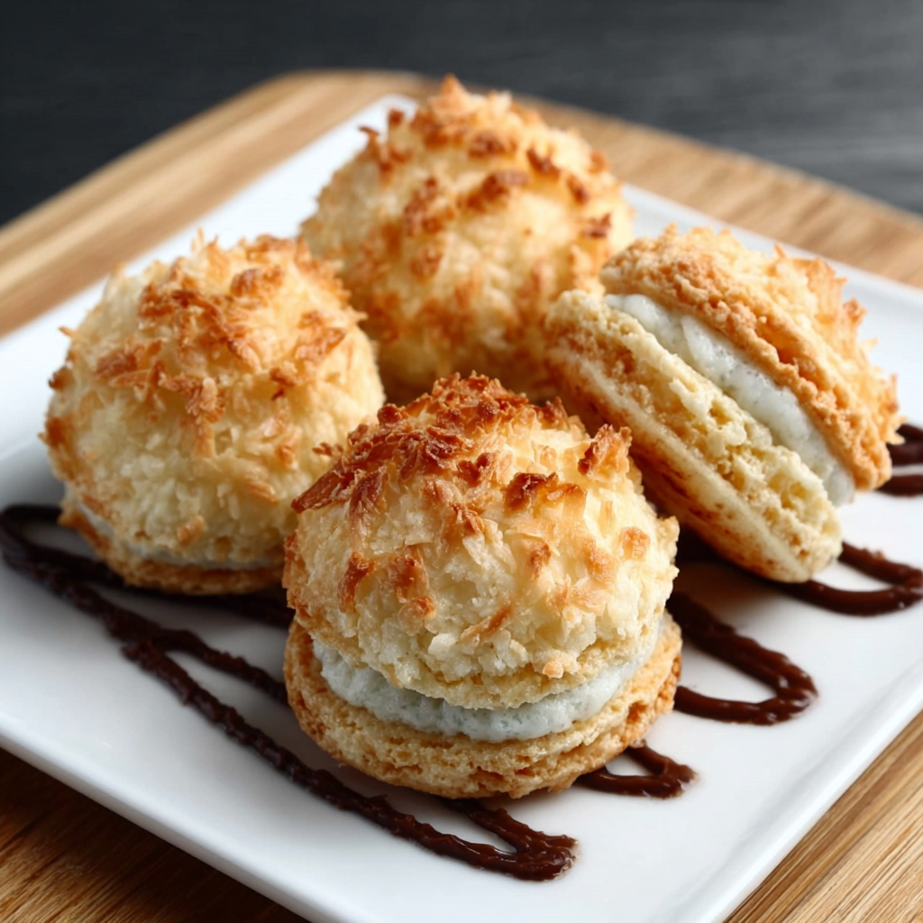 Macarons de coco