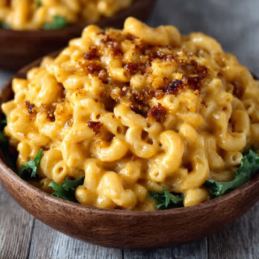 Macarrones Veganos con Calabaza Butternut y Anacardos