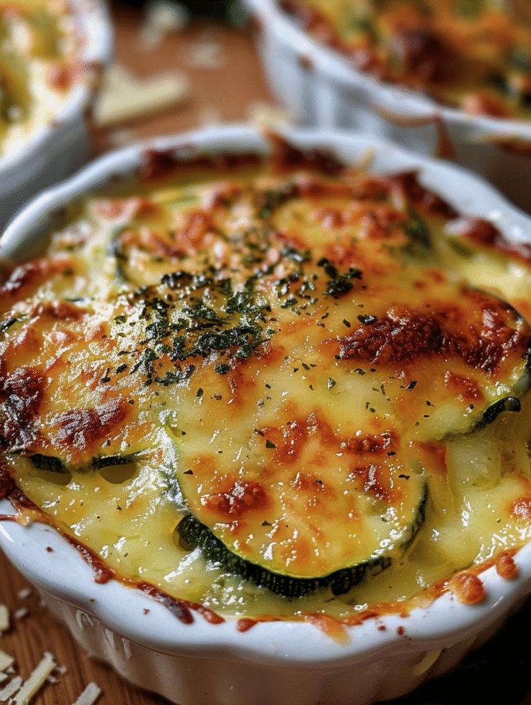 Mini gratinados de calabacín ultra esponjosos