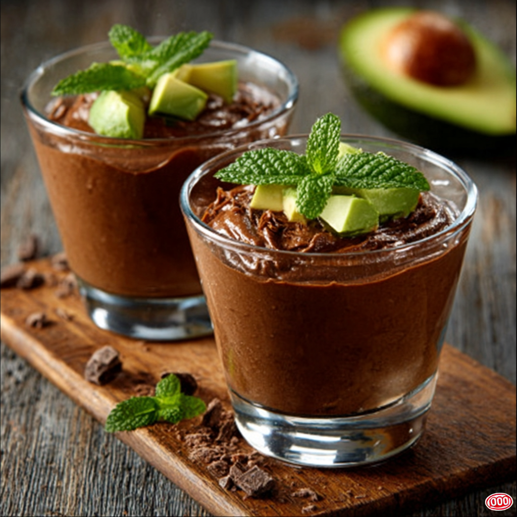 Mousse de Chocolate y Aguacate