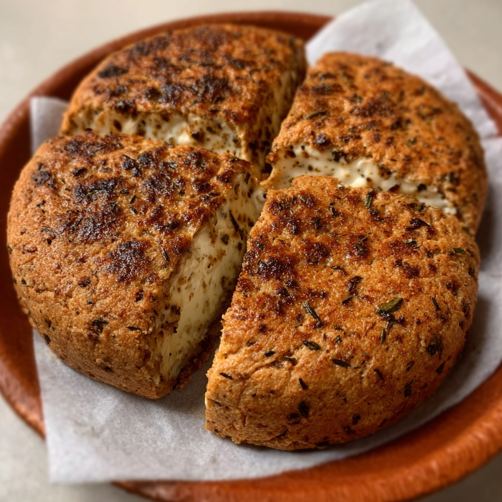 Pan Keto de Queso y Orégano
