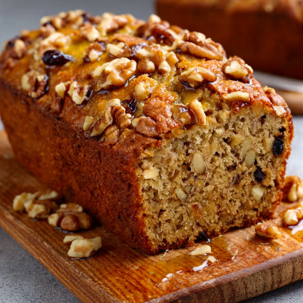Pan de Plátano con Nueces