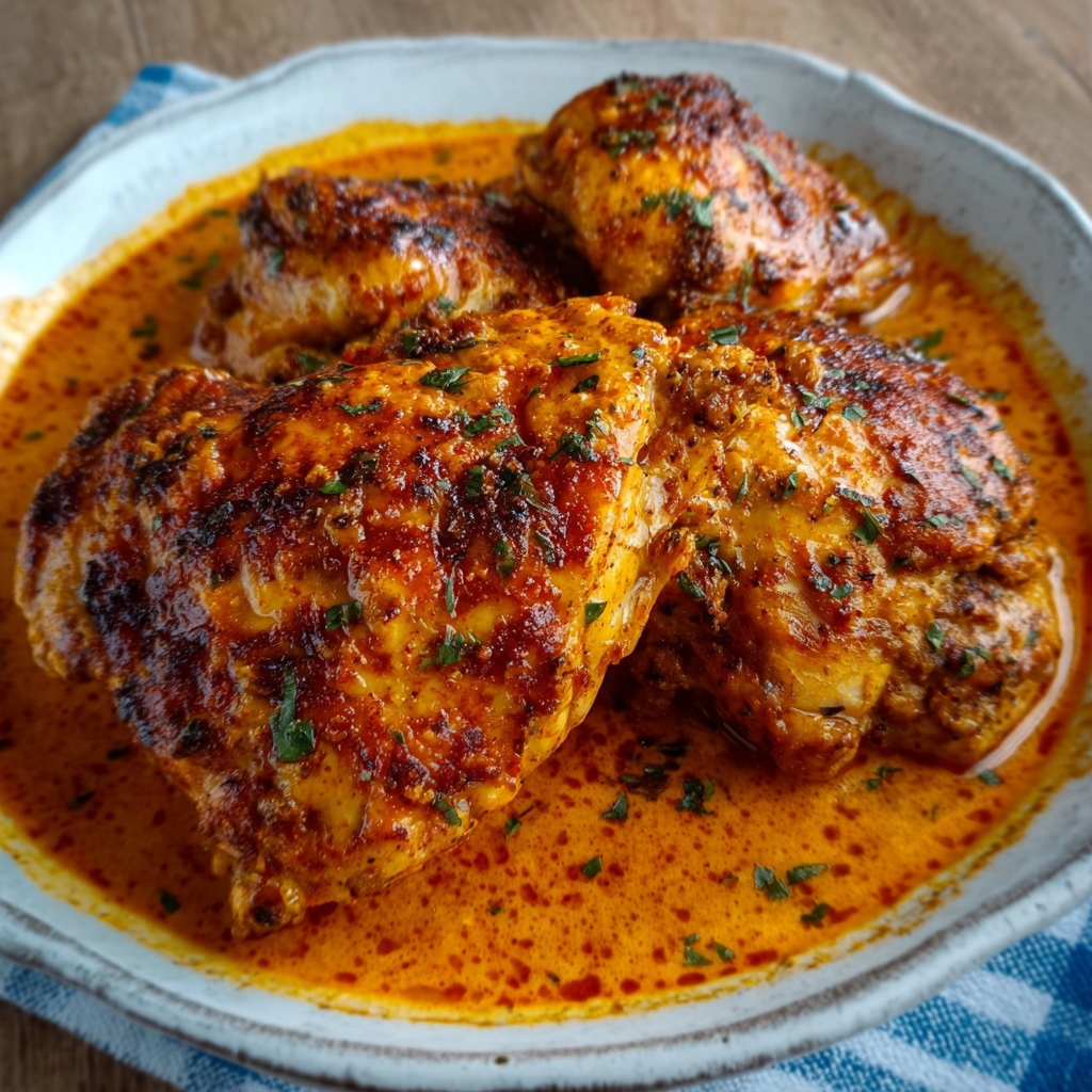 Pollo Keto al Chipotle con Crema Agria