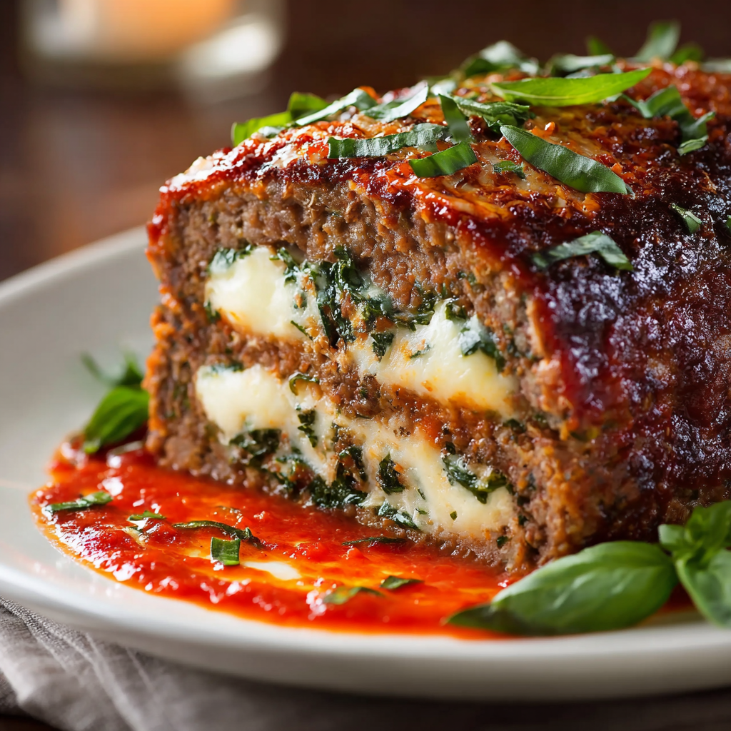 Rollito de carne italiana relleno