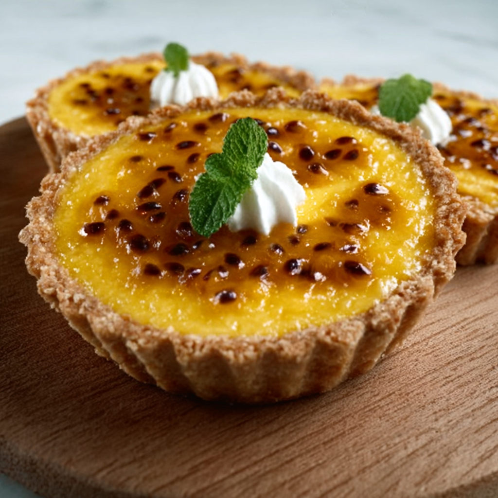 Tartaletas de maracuyá