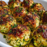 Albóndigas de calabacín al horno