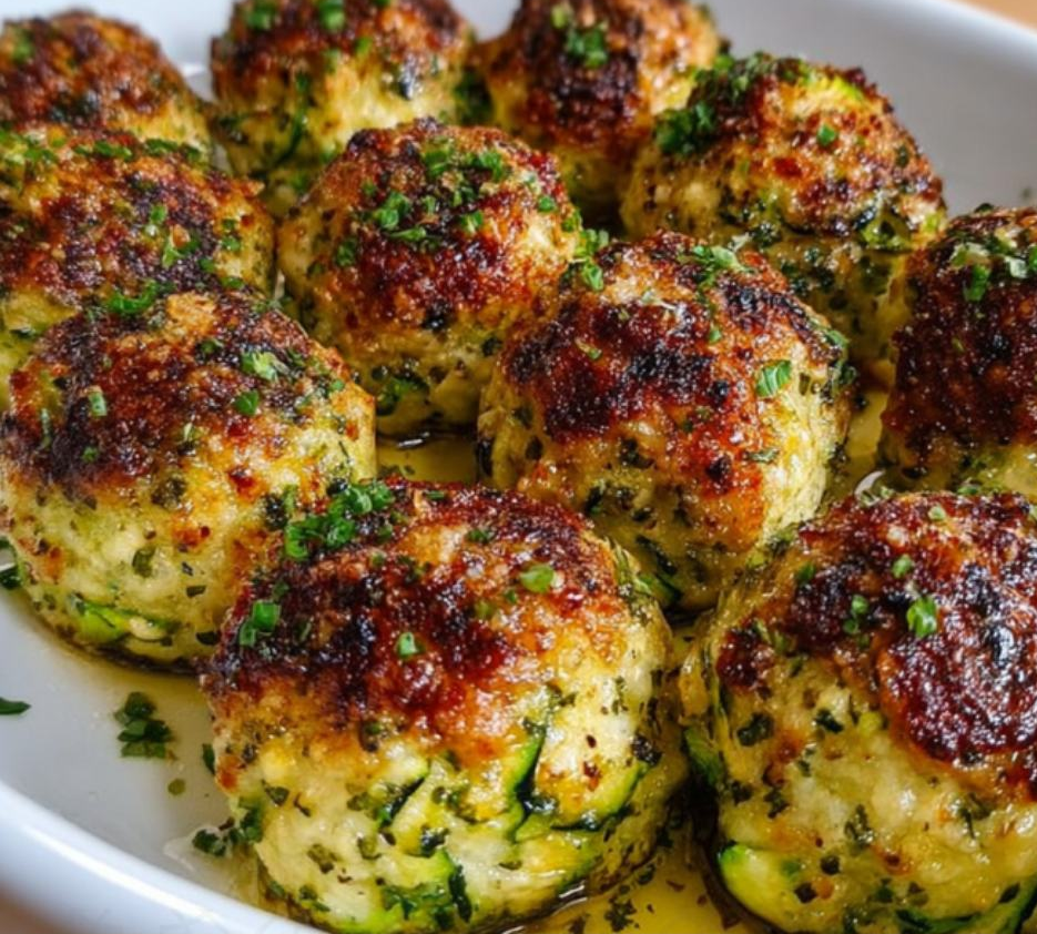 Albóndigas de calabacín al horno