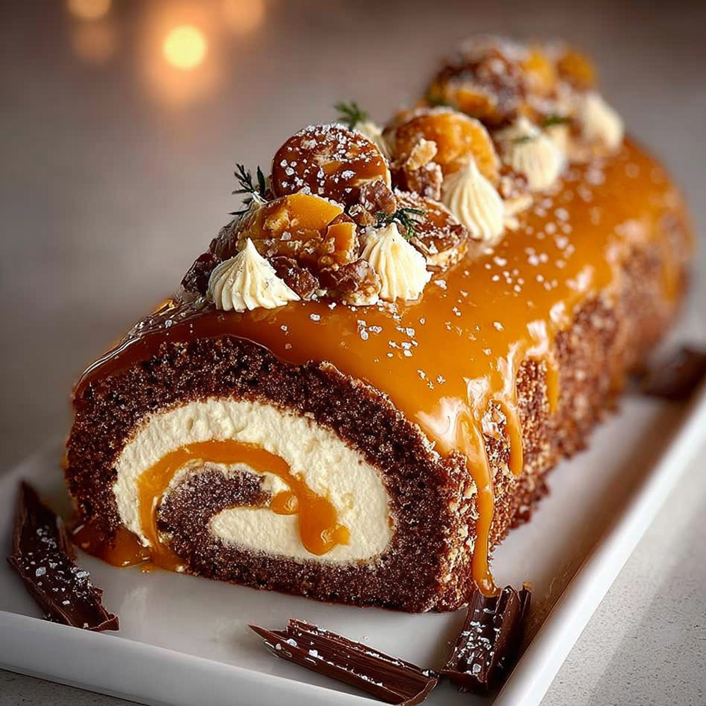 Bûche de Caramelo Mantequilla Salada