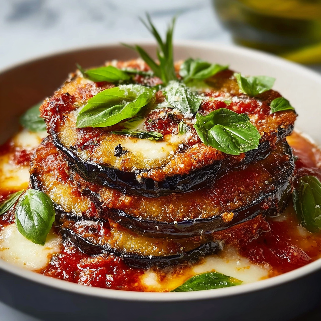 Berenjenas a la Parmesana Fácil