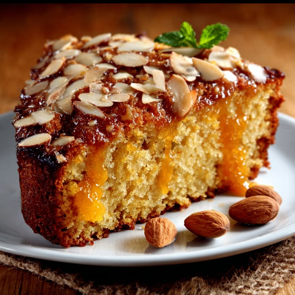 Bizcocho de Almendra y Naranja