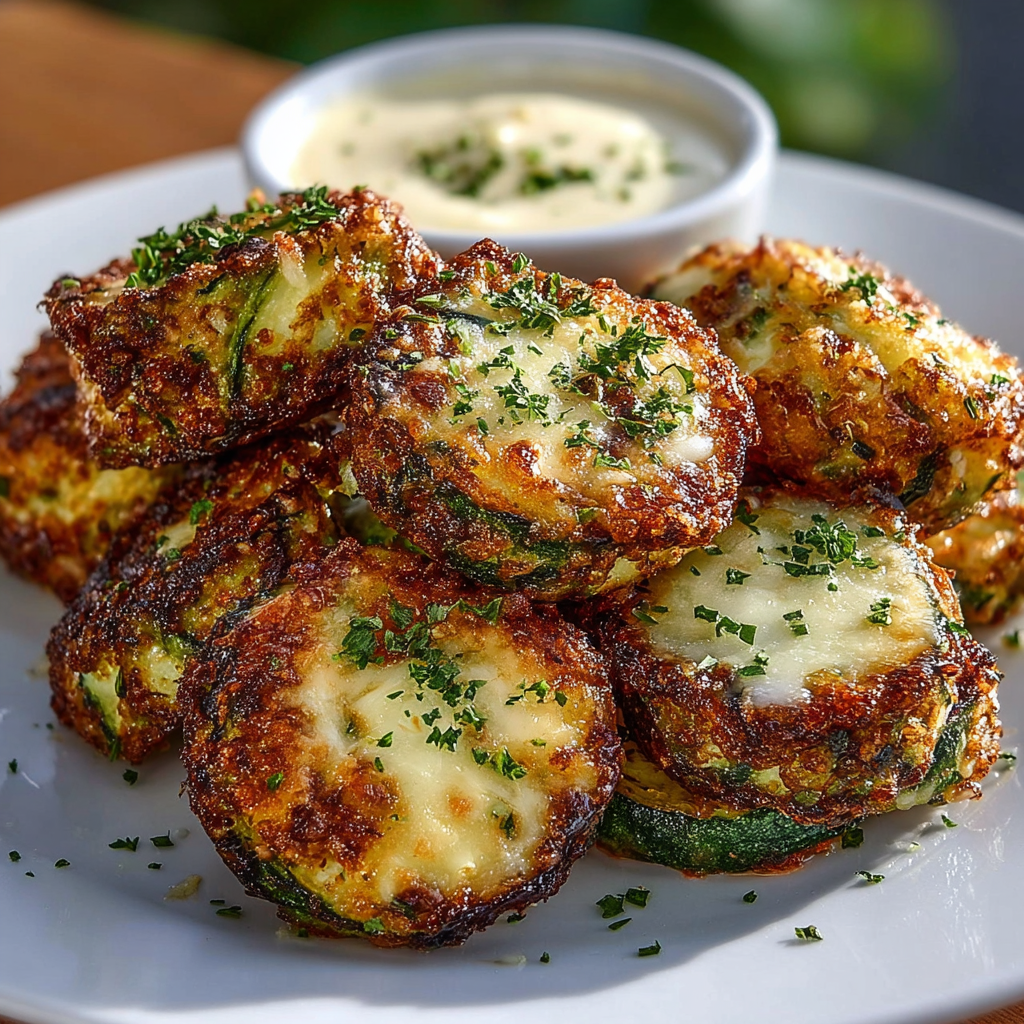 Bocados de Calabacín con Queso