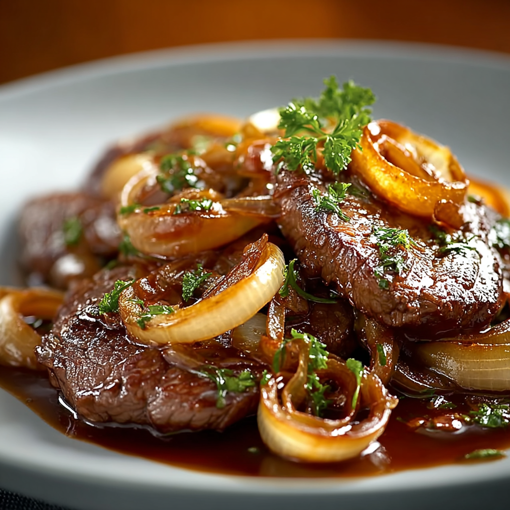 Boeuf Salteado con Cebollas