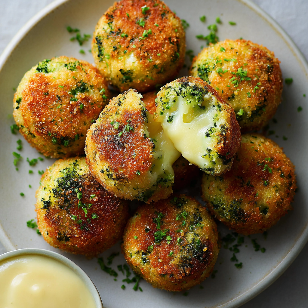 Bolas de Brócoli y Queso al Horno