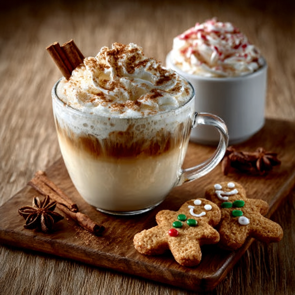 Café de Navidad con Canela y Nata