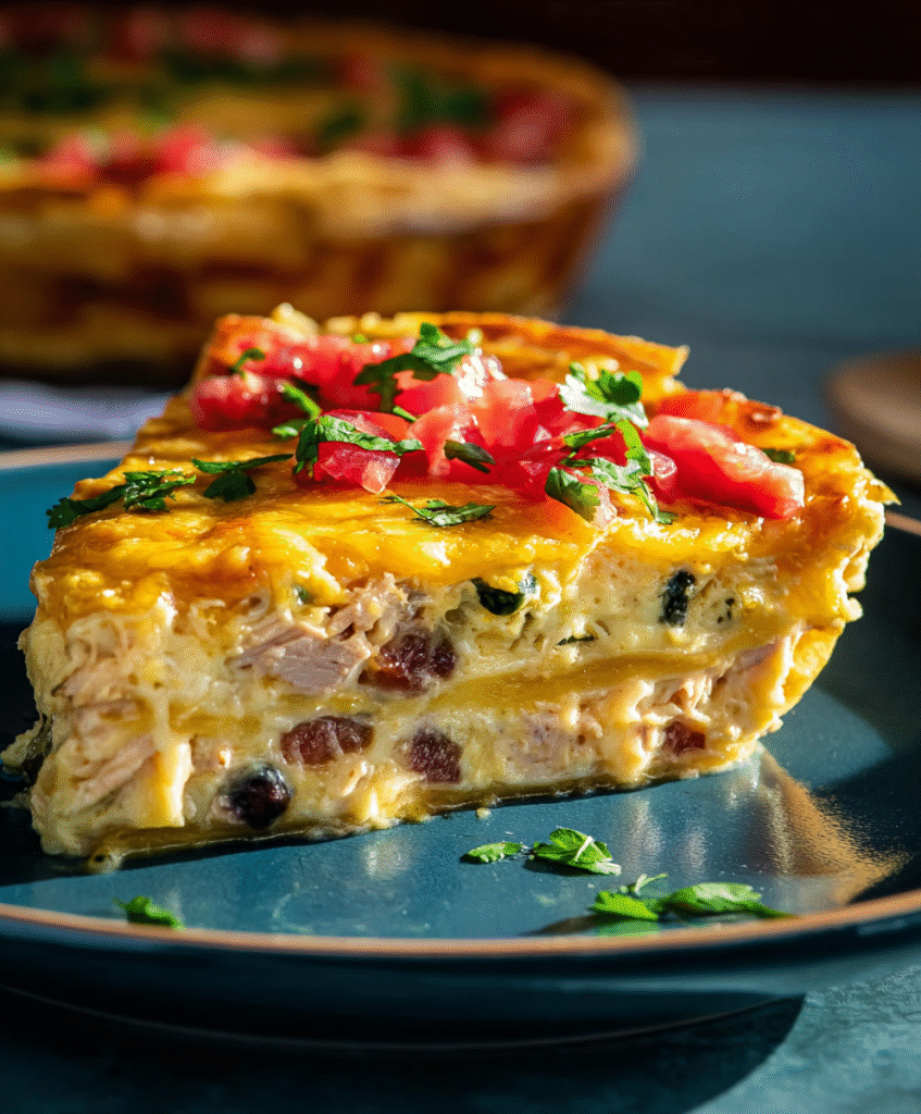 Cazuela de Enchiladas de Pollo