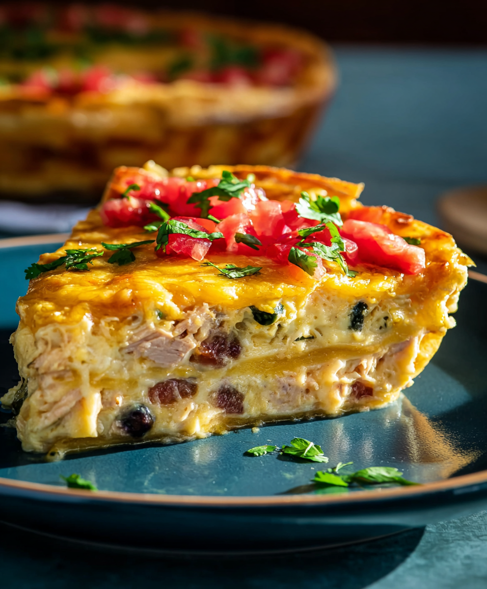 Cazuela de Enchiladas de Pollo