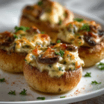 Champiñones Gratinados al Horno