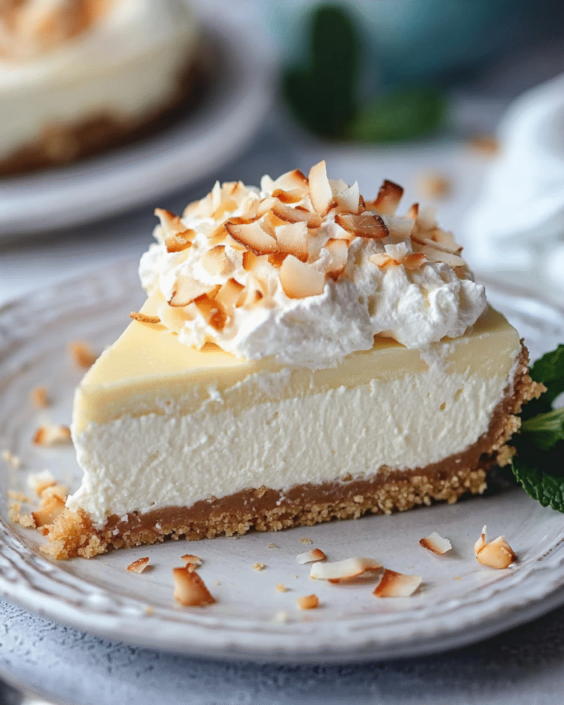 Cheesecake de Coco Tropical