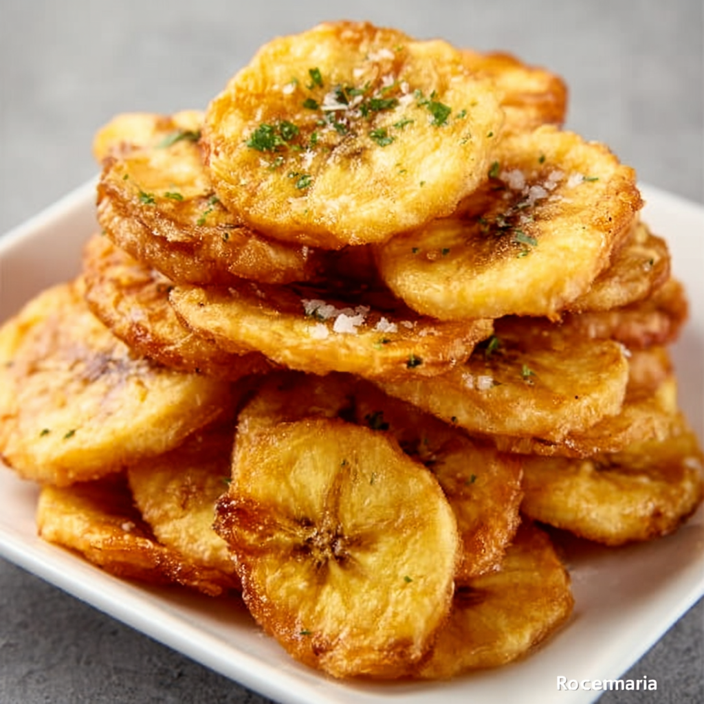 Chips de Plátano Verde con Sal Marina y Lima