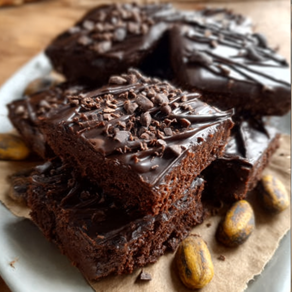 Cuadrados de Cacao de Seda