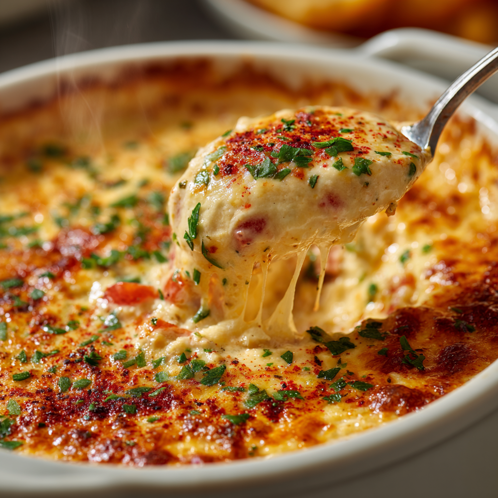 Dip de Queso Cremoso al Horno