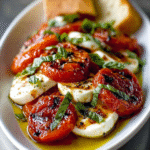 Ensalada Caprese de Tomates Asados