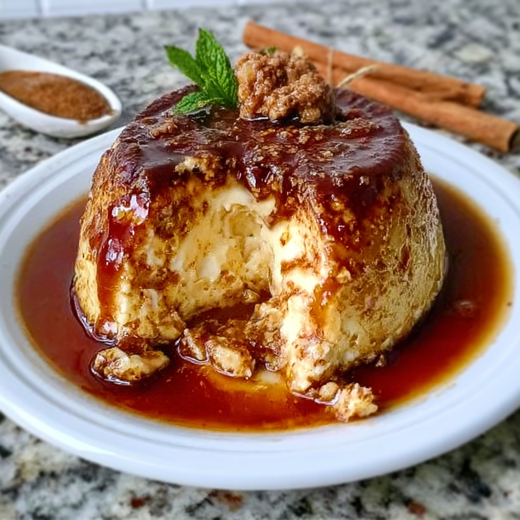 Flan Keto de Café y Canela