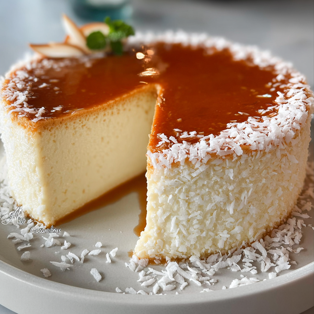 Flan de Coco a la Brasileña