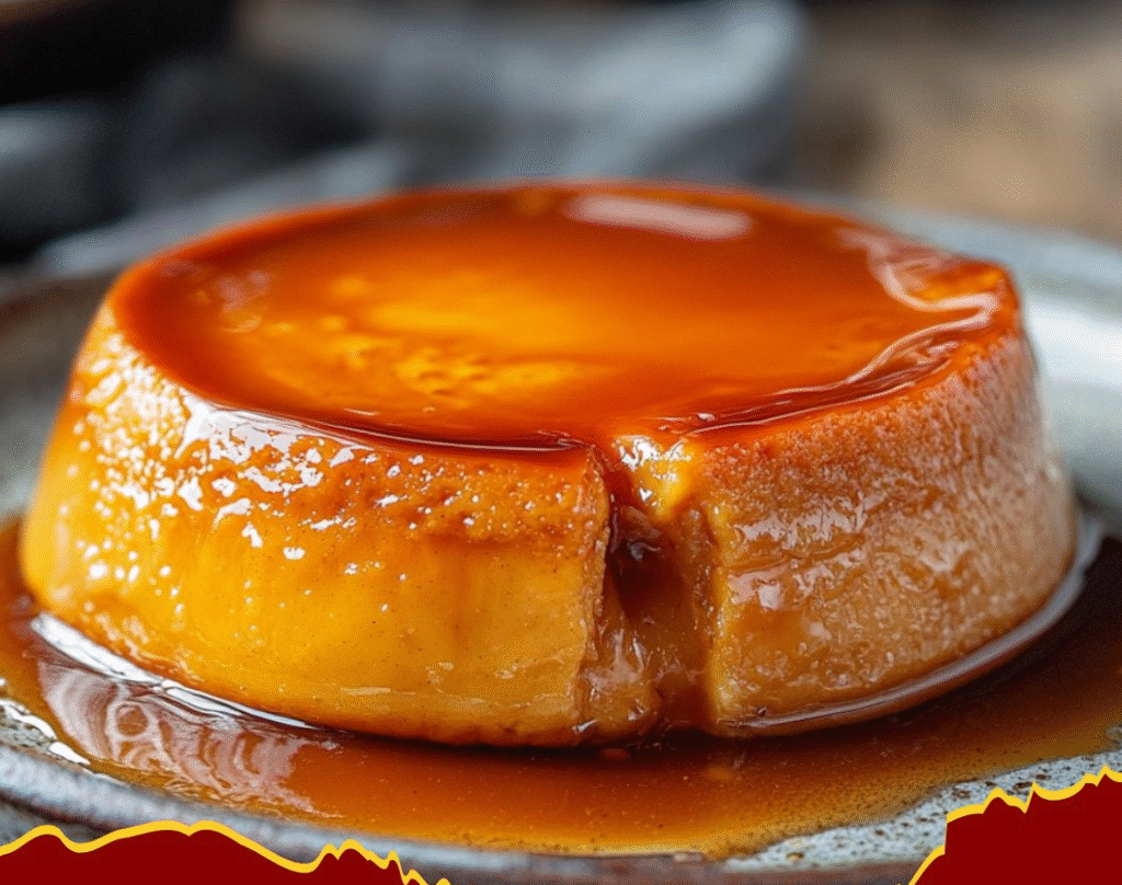 Flan de Galletas María Sin Horno