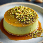 Flan de Pistacho Cremoso e Irresistible