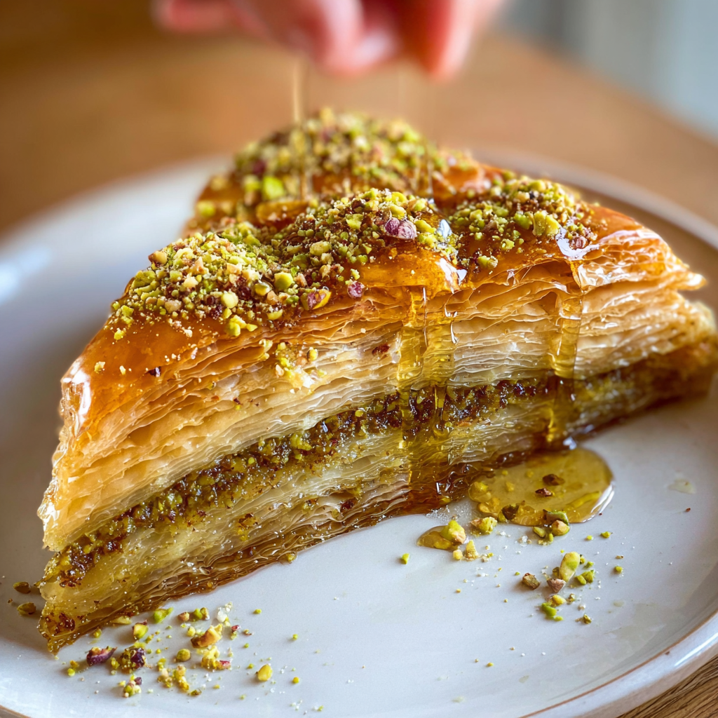 Galette de Reyes de Pistacho al Estilo Baklava
