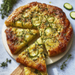 Galette de calabacín y parmesano
