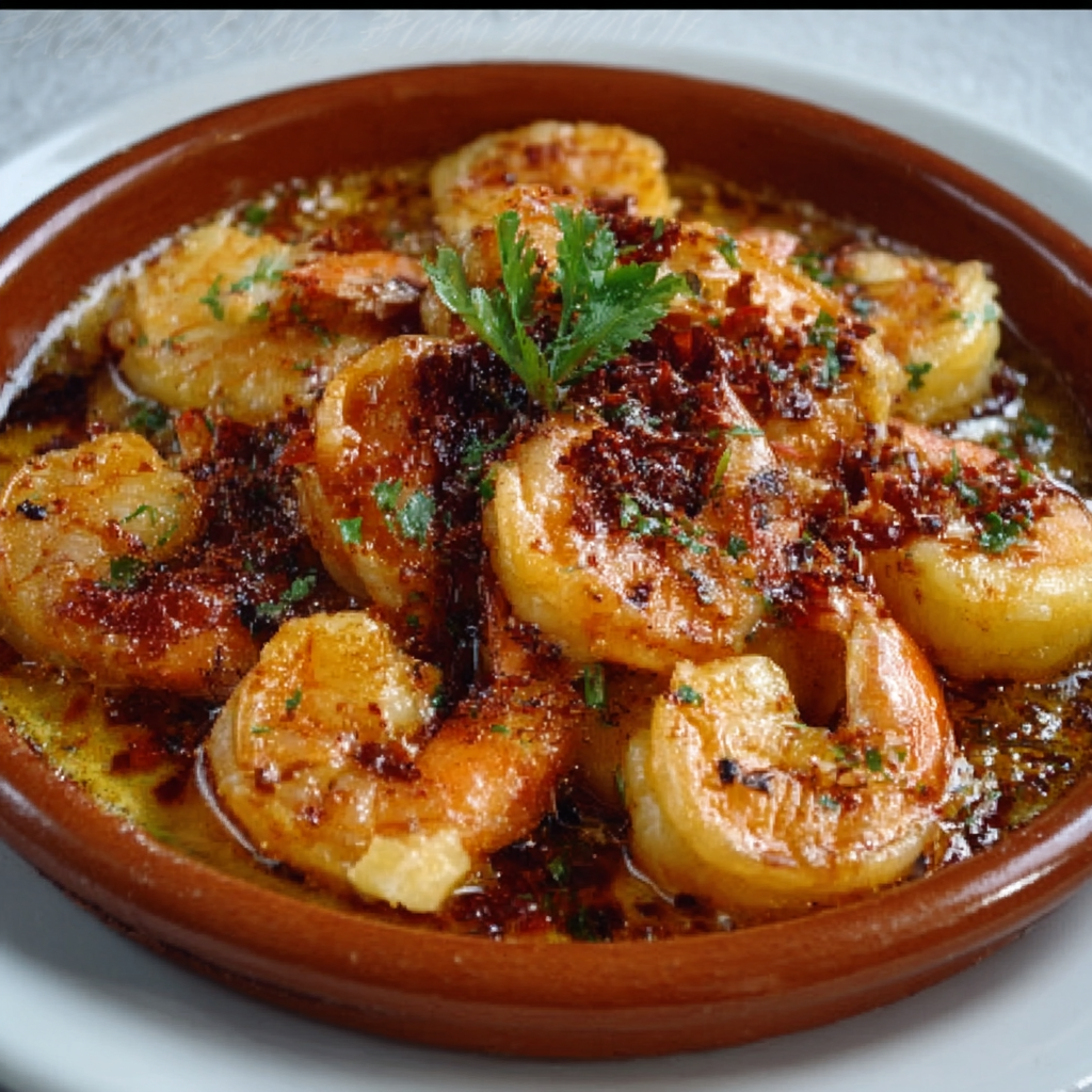 Gambas al Ajillo con Pimentón Ahumado