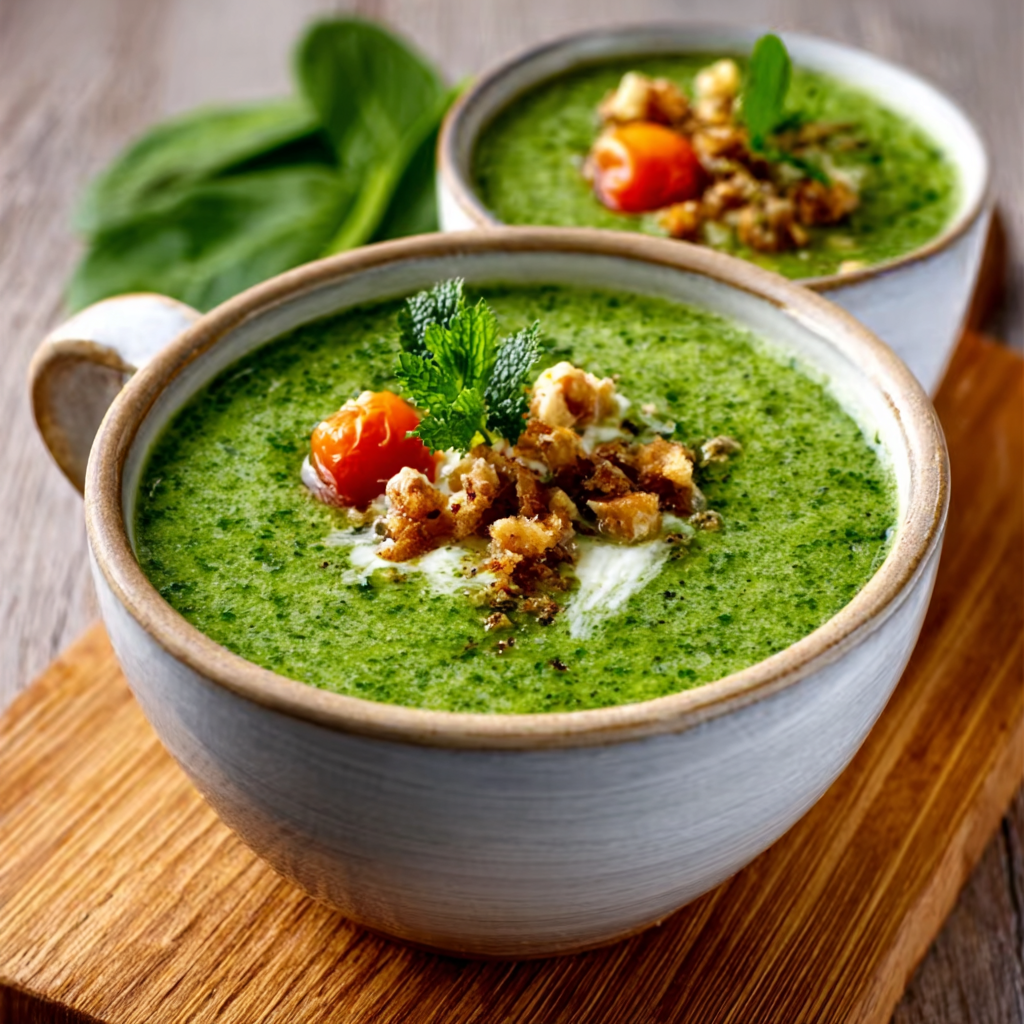 Gazpacho Verde Bajo en Carbohidratos