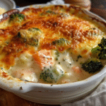 Gratin de Salmón Ahumado y Brócoli