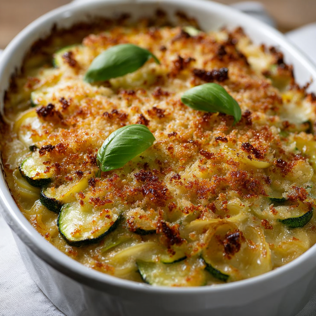 Gratin de calabacines a la antigua