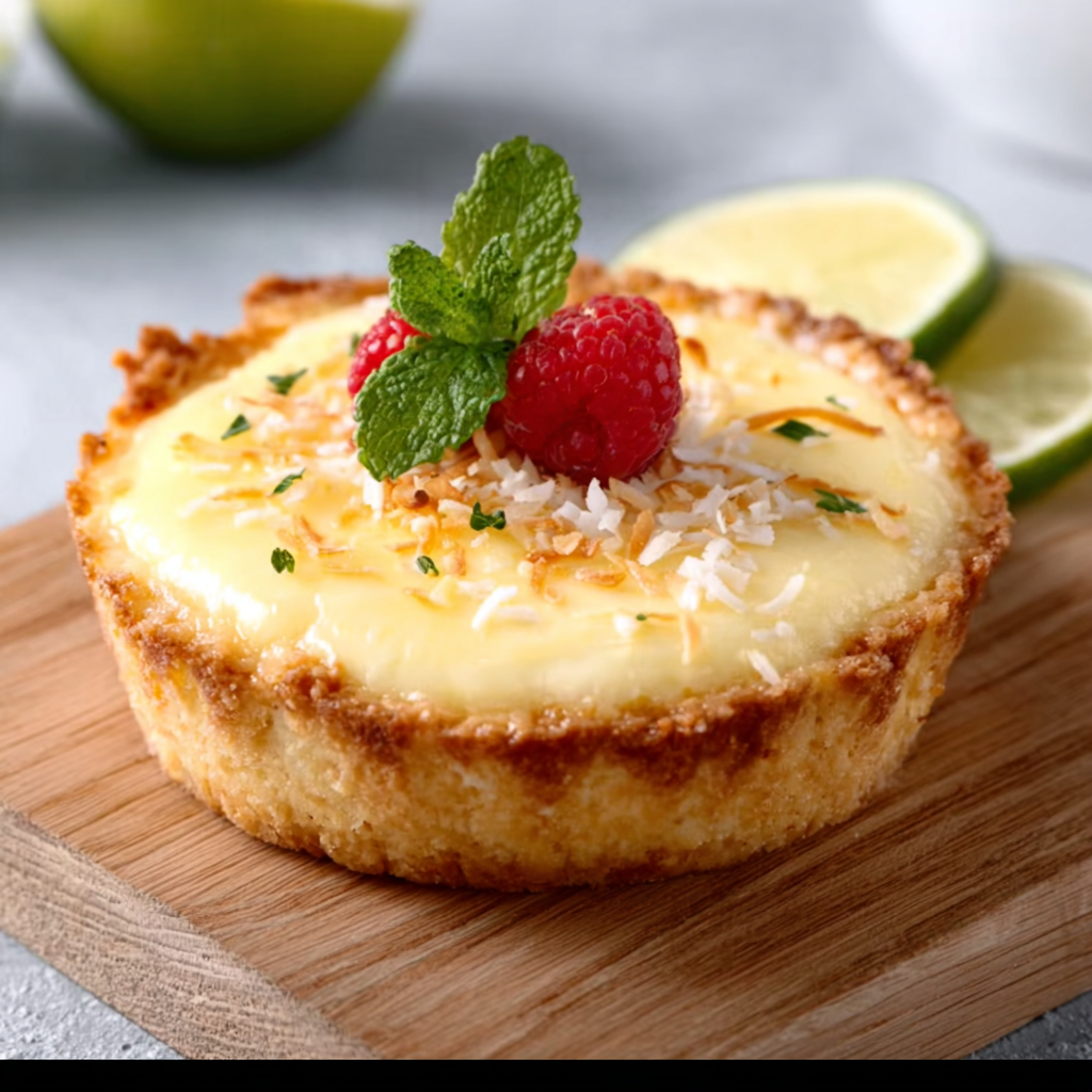 Keto Tarta de Limón y Coco