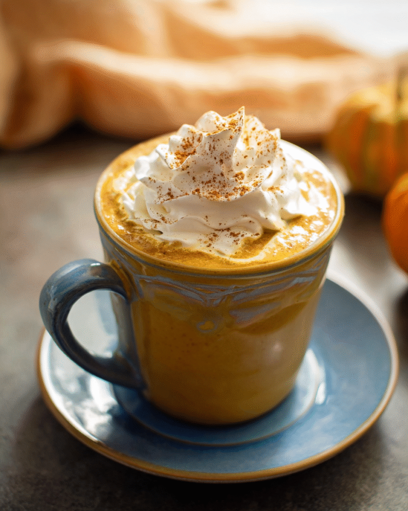 Latte de Calabaza Especiado Casero