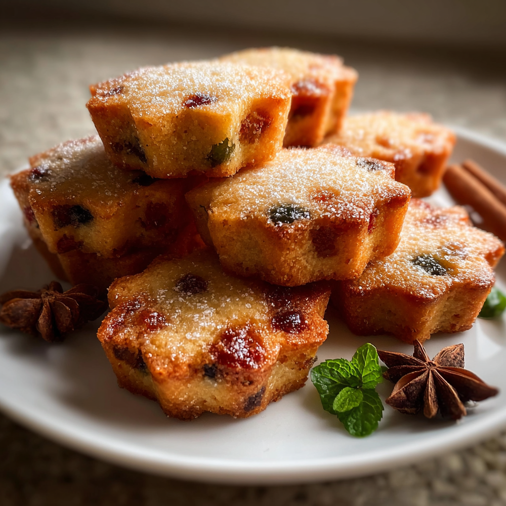 Mini Bizcochitos de Navidad