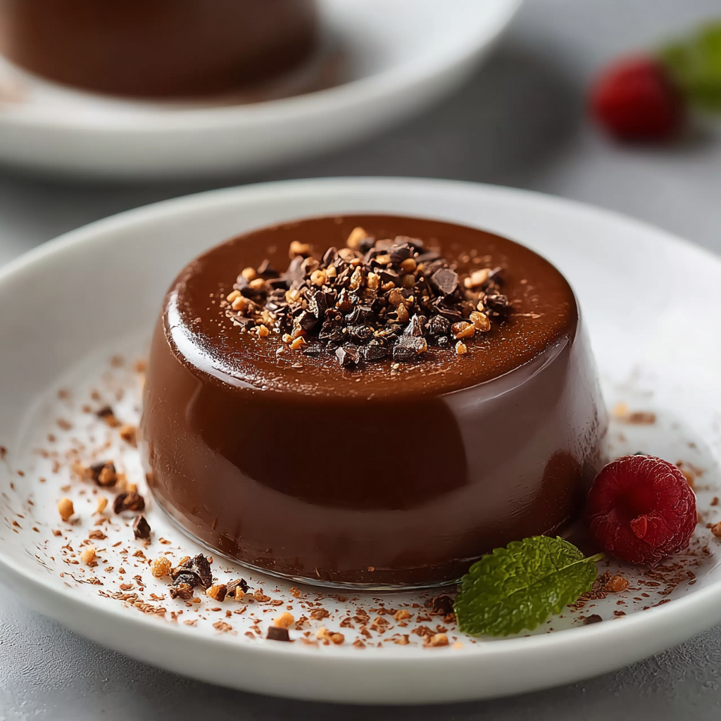 Panna Cotta de Chocolate Fondant