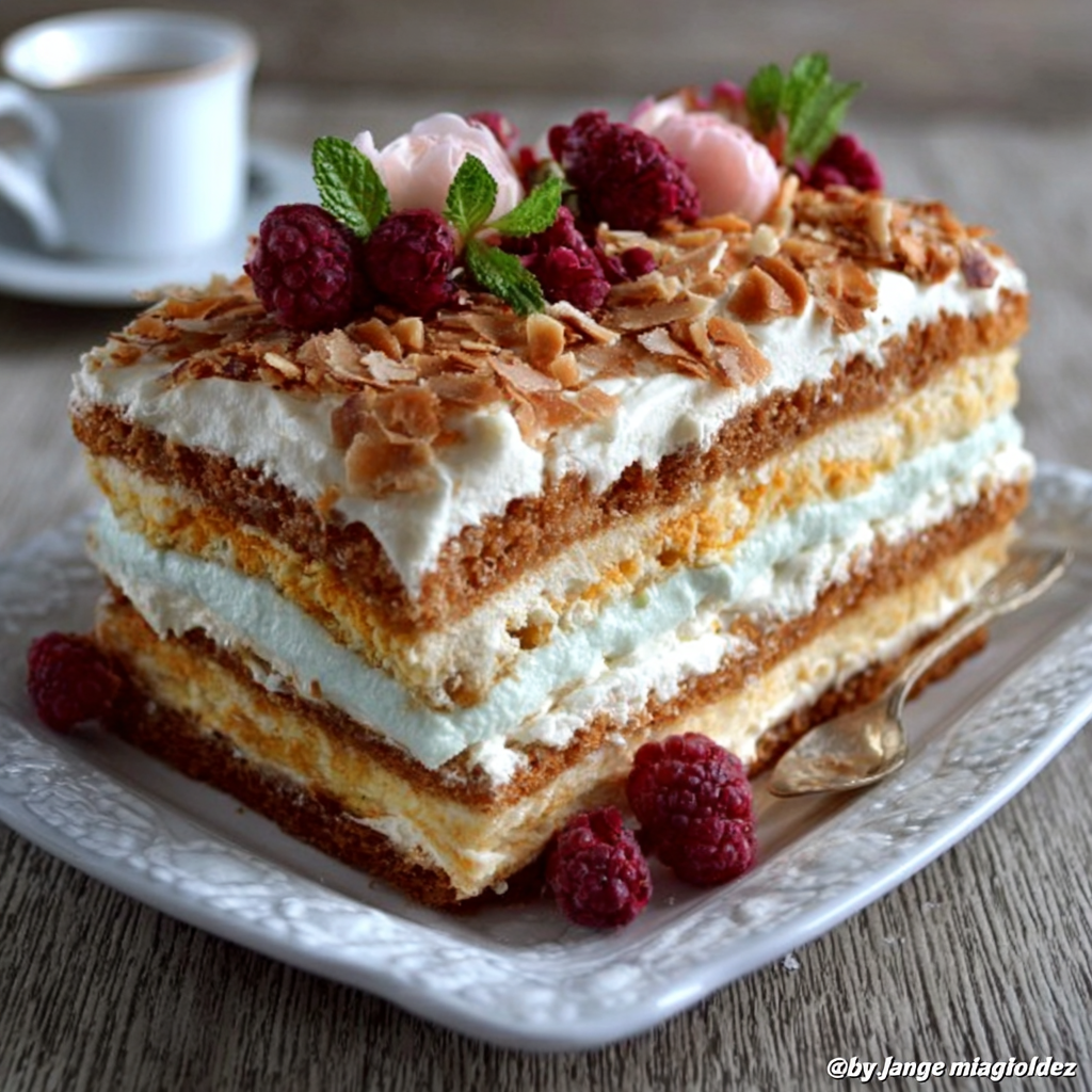 Pastel Kvæfjordkake (“El mejor del mundo”)