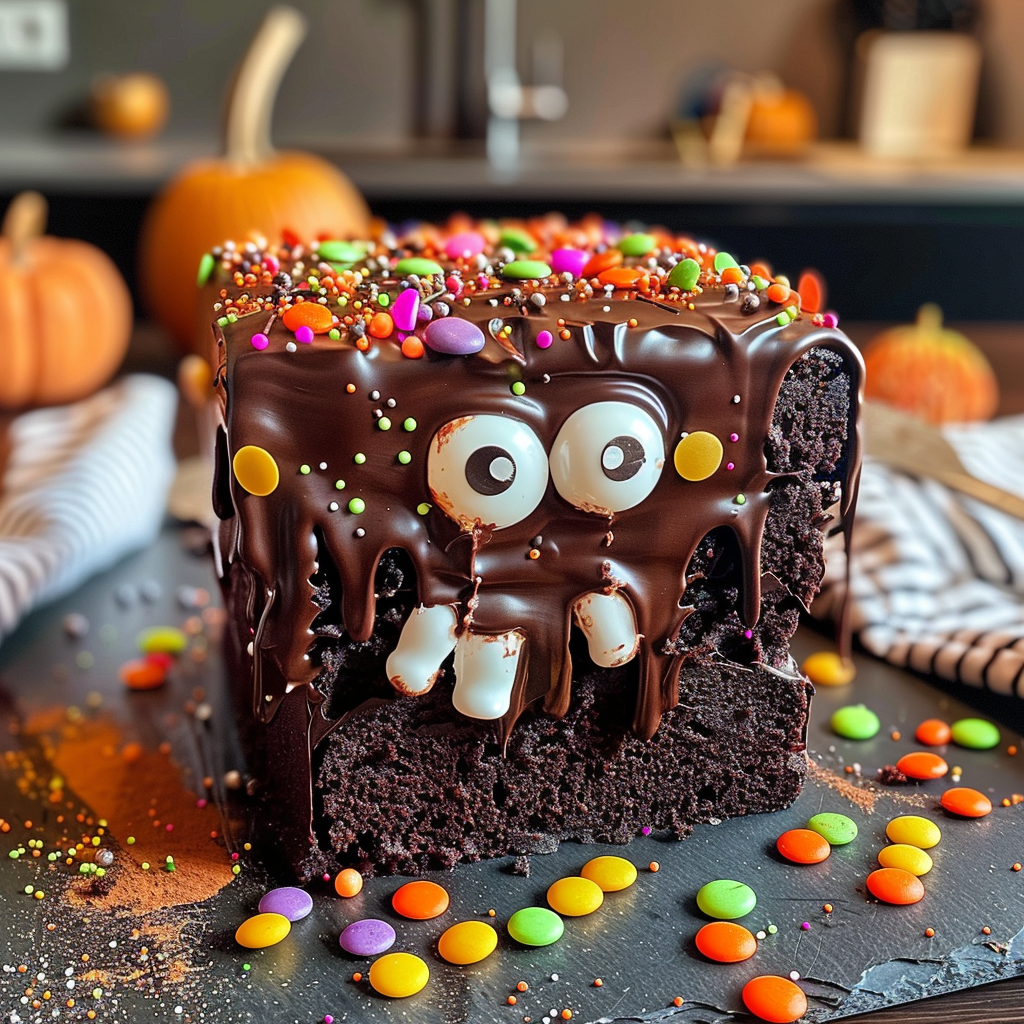 Pastel Monstruo de Chocolate