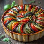 Pastel Salado de Tomates, Calabacines y Berenjenas