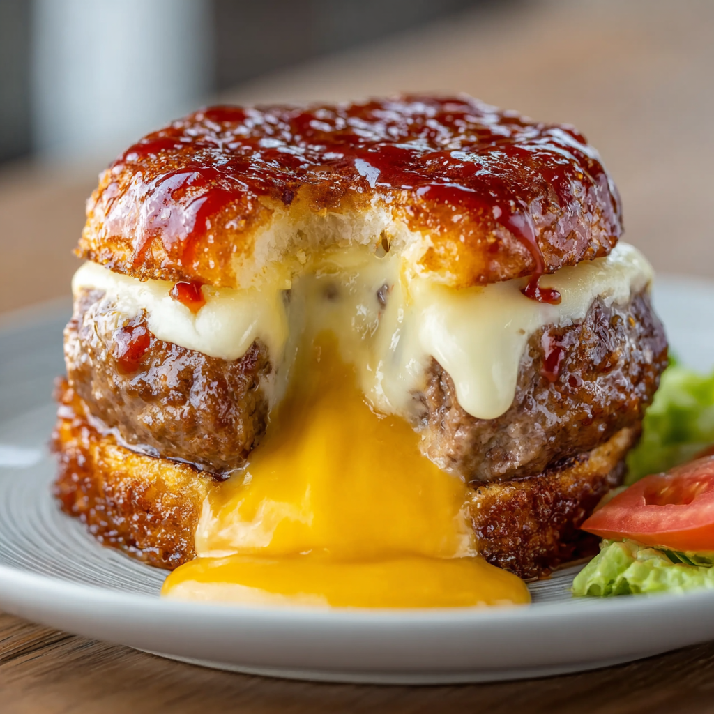 Pastelito de Hamburguesa Fundido