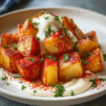 Patatas Bravas con Salsa Picante