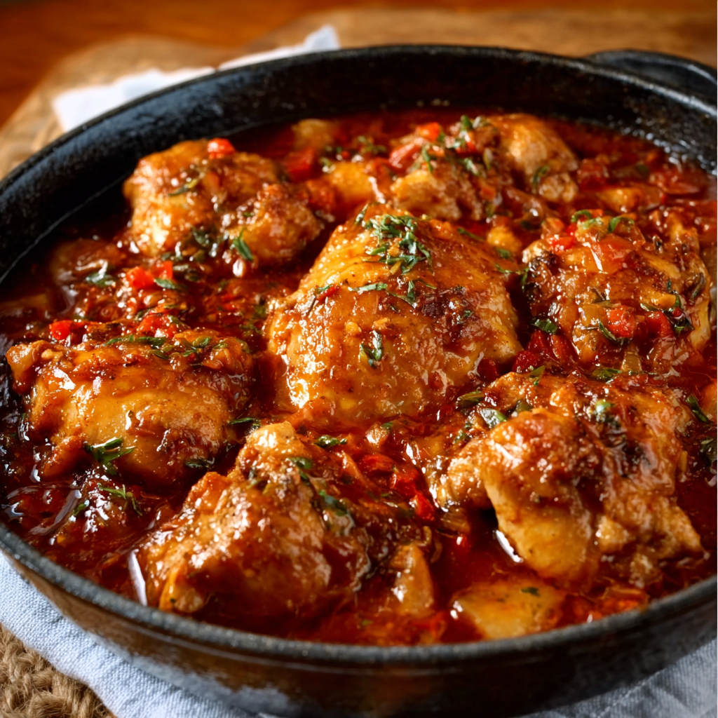 Pollo al Chilindrón Andaluz