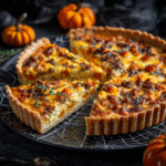 Quiche de Calabaza y Castañas