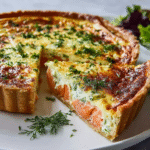 Quiche de Salmón Ahumado y Boursin