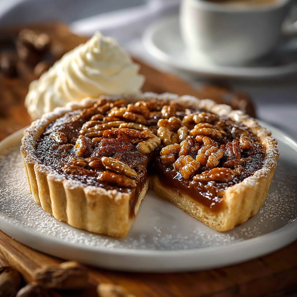 Tarta de Nueces y Café
